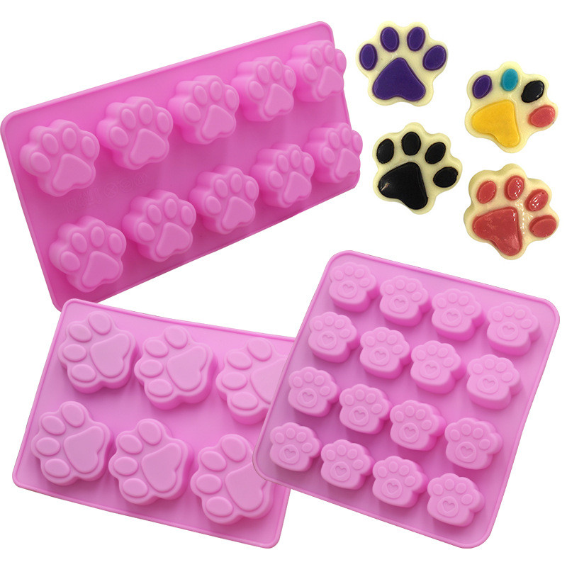 Eco Soap - 猫の爪の形をしたチョコレート用シリコン型。DIYでケーキのデコレーションや、キャンディ、プリン、ゼリー、石鹸、ドロップグルー、アイストレイを作るのに使用できます。