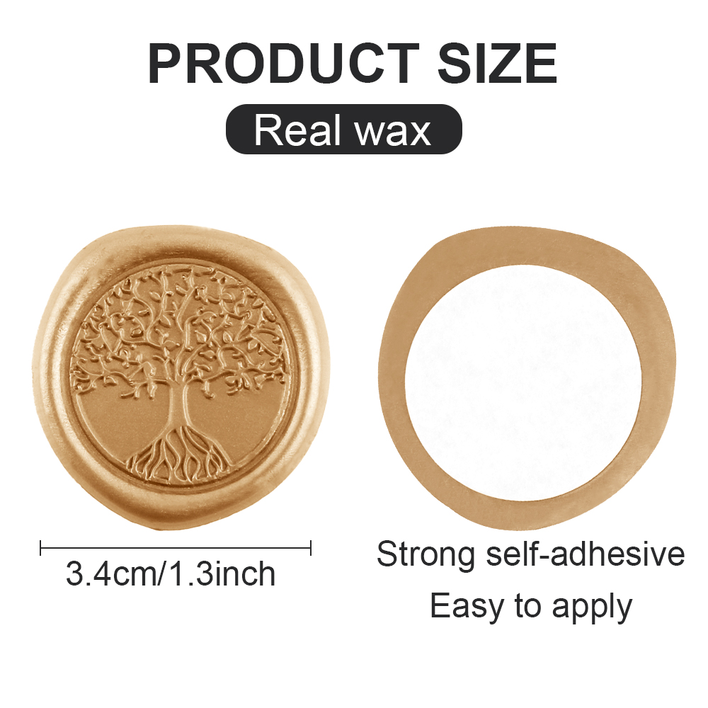 30 個オリーブの枝愛の木スタイルワックスシールステッカー自 - Beeswax Wrap のレビューと価格