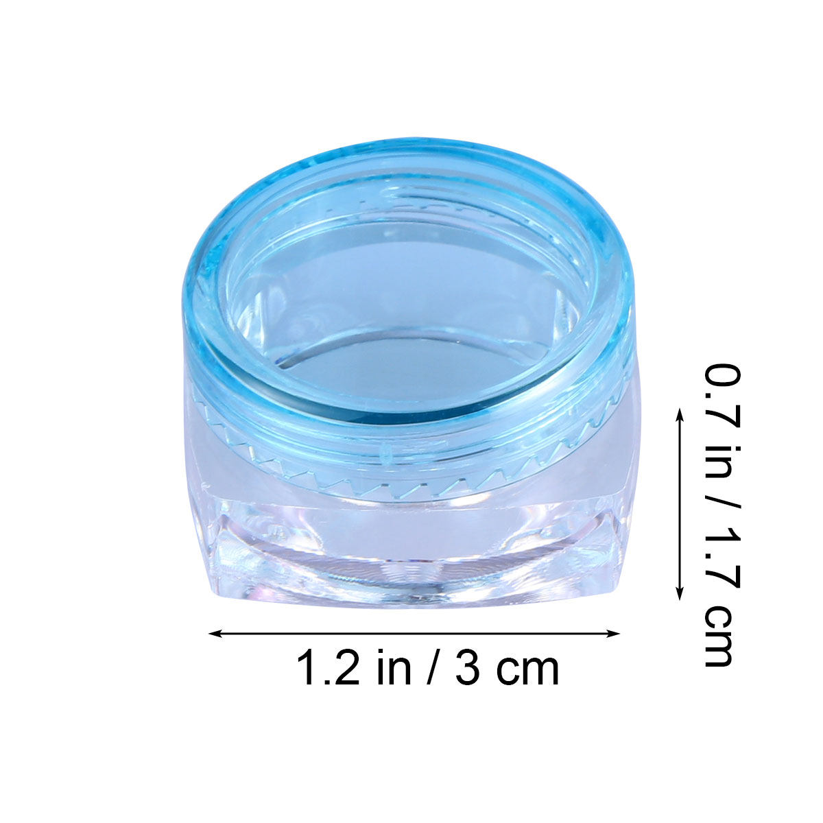 30個入りの容器セット。5gの容量で、底が四角形、透明で、ピ - Reusable Bottle のレビューと価格