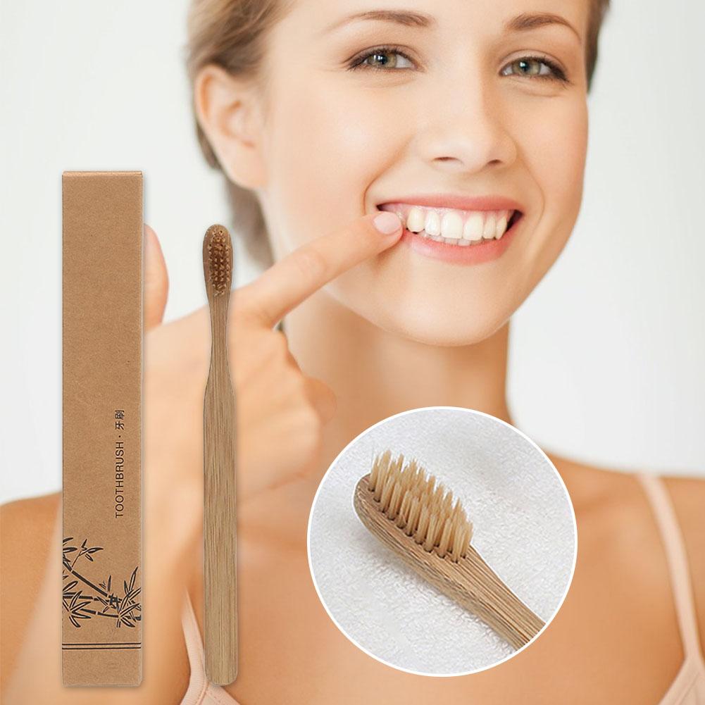 1～100本入り、生分解性で環境に優しい天然竹炭歯ブラシ、柔 - Bamboo Toothbrush のレビューと価格