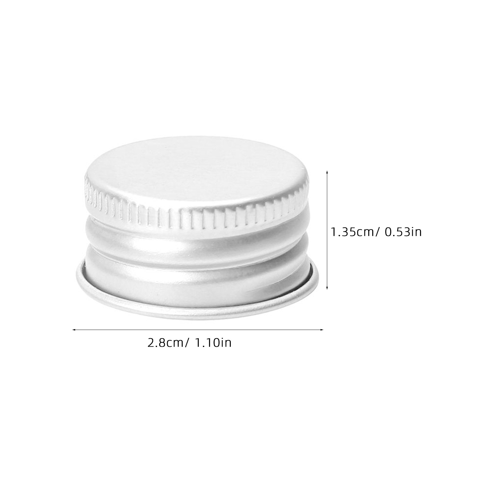 ガラス瓶用アルミ製スクリューキャップ80個入り。28mm、漏 - Reusable Bottle のレビューと価格