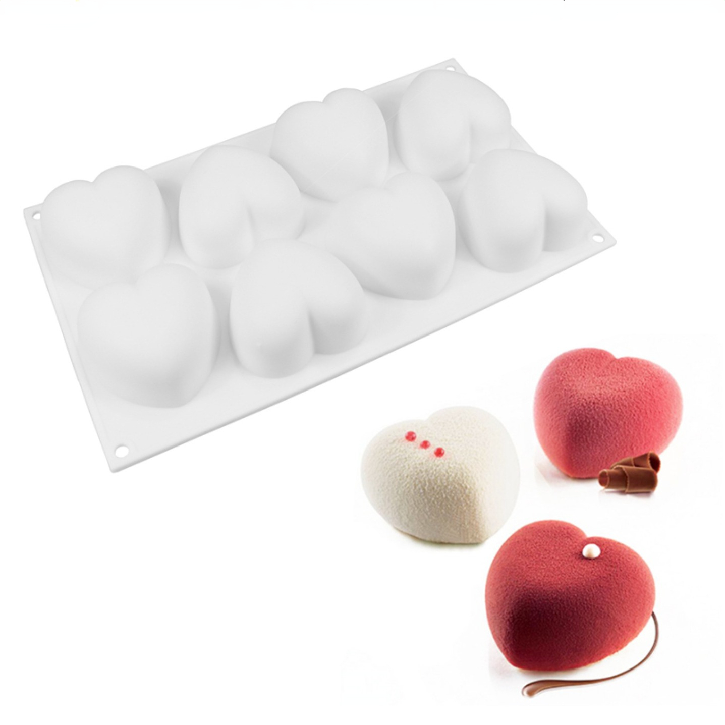 ラブハートシリコーン石鹸型手作りキャンドル作成キット Diy - Eco Soap のレビューと価格