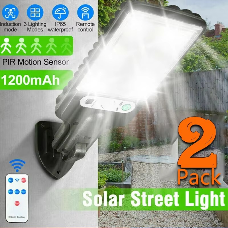 屋外ソーラーガーデンライト 人感センサー搭載 3モード テラ - Solar Garden Light のレビューと価格