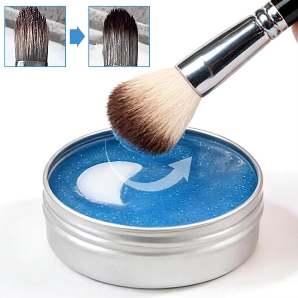 シリコンマット付きのメイクブラシクリーナー。石鹸で徹底的に洗 - Eco Sponge のレビューと価格