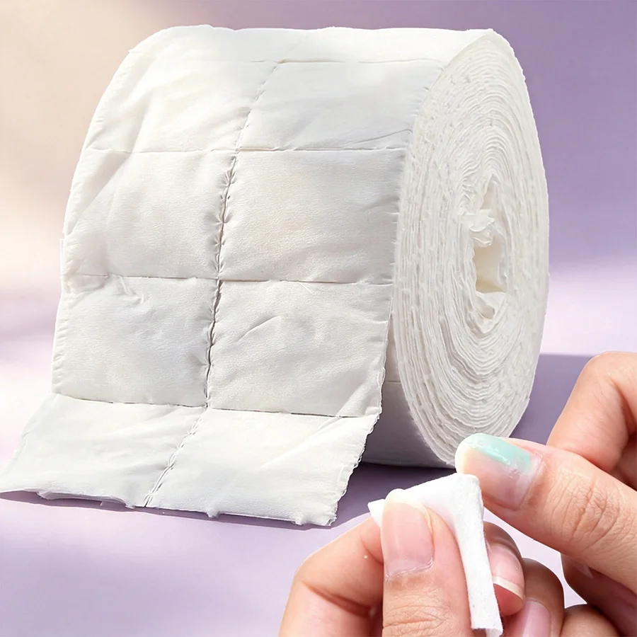 300/500枚入りロールタイプ糸くずの出ないコットンネイル - Eco Sponge のレビューと価格