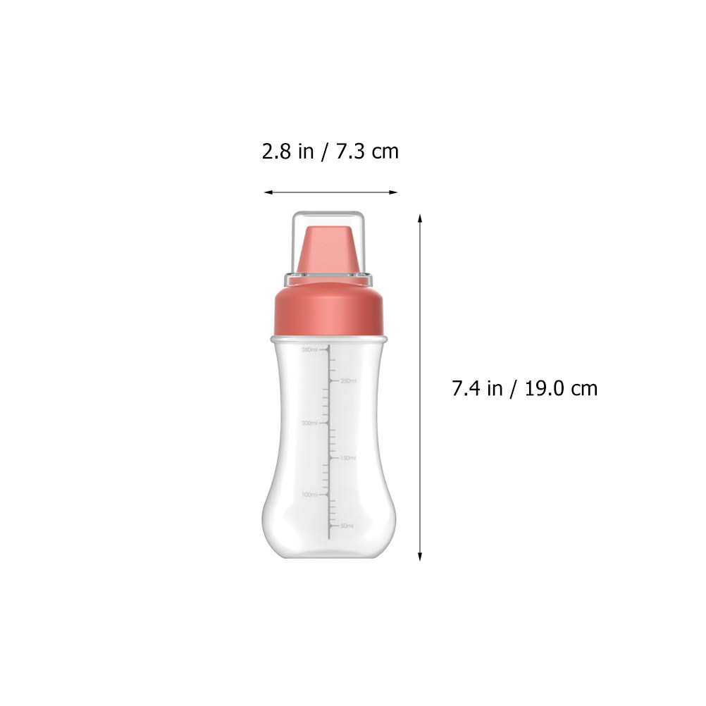 透明な5穴式の絞り出しボトル3本セット。ケチャップ、マスター - Reusable Bottle のレビューと価格