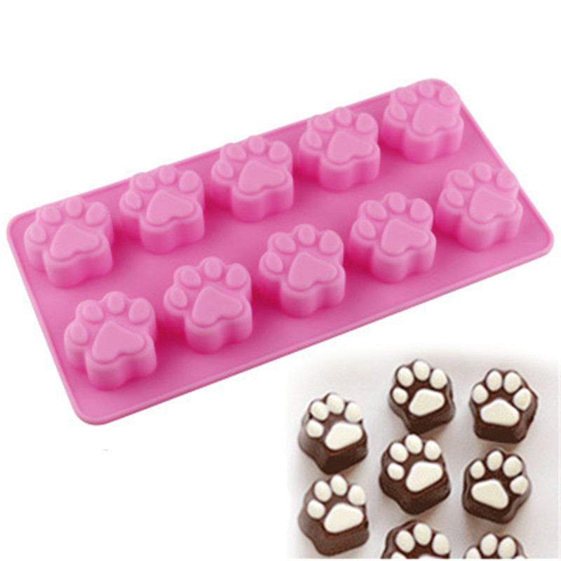 猫の爪の形をしたチョコレート用シリコン型。DIYでケーキのデ - Eco Soap のレビューと価格
