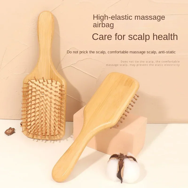 プレミアム木製竹製頭皮マッサージコームヘアブラシ、育毛促進木 - Bamboo Toothbrush のレビューと価格
