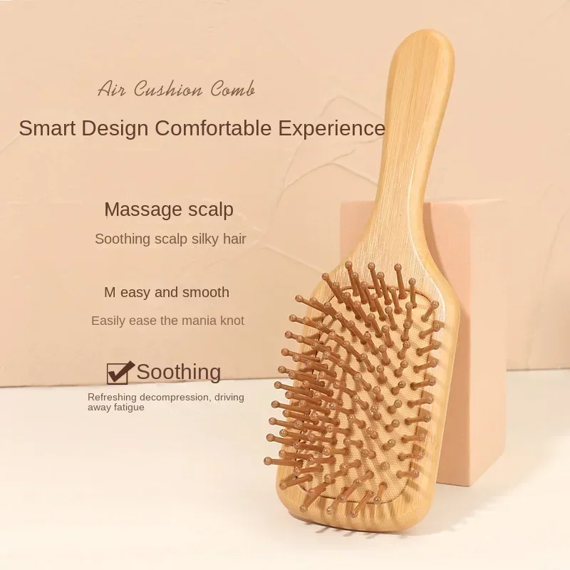 プレミアム木製竹製頭皮マッサージコームヘアブラシ、育毛促進木 - Bamboo Toothbrush のレビューと価格