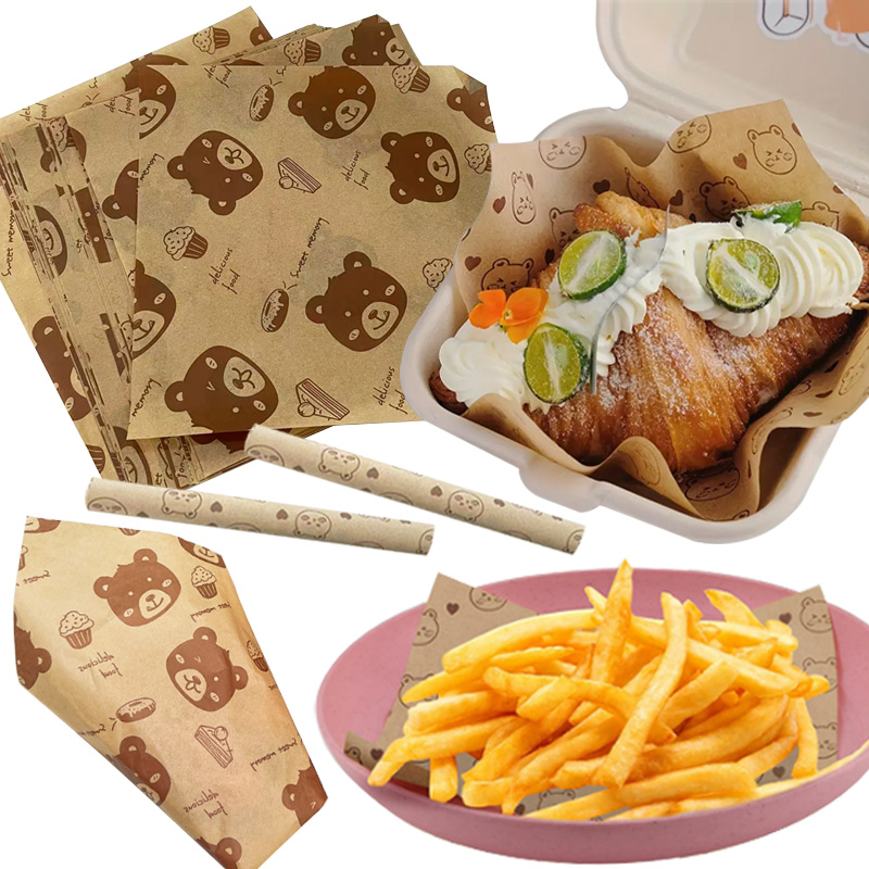 100枚/200枚 ベア/ラージベアペーパーライナー、耐油性 - Beeswax Wrap のレビューと価格